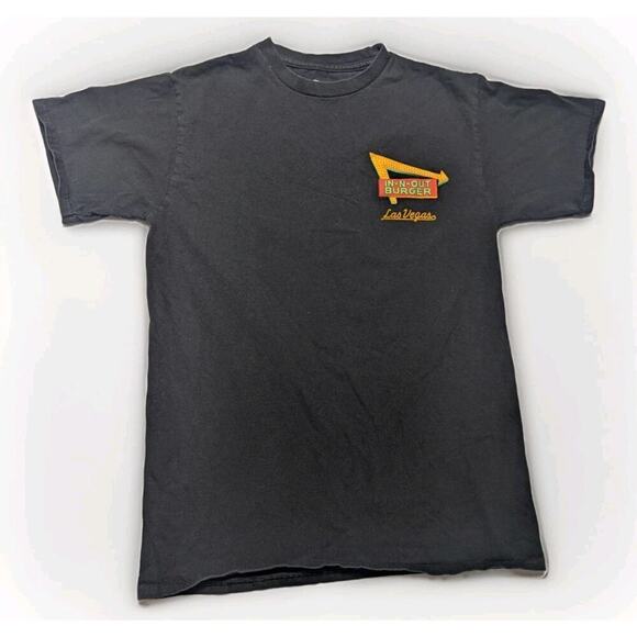 In-N-Out Burger Las Vegas LV Classic Cars Hot Rod T Shirt Sunset Palm Trees Sz S - Picture 3 of 5